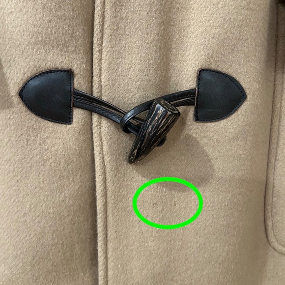 Brooks Brothers Men's Beige Wool Duffel Coat - XXL - Great Condition with Flaws - Picture 8 of 16